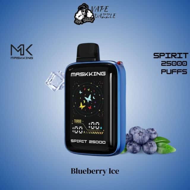 MASKKING Spirit Blueberry Ice flavor 25000 puffs