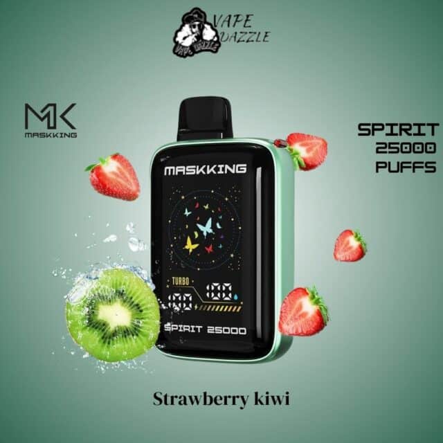 MASKKING Spirit Strawberry kiwi flavor 25000 puffs