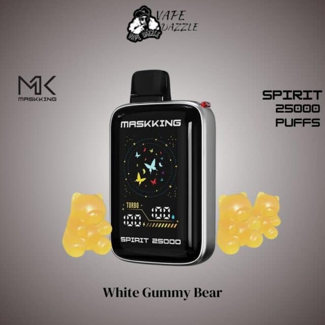 MASKKING Spirit White Gummy Bear 25000 puffs