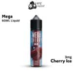 MEGA 3MG 60ML Bottle Liquid Freebase Cherry Ice