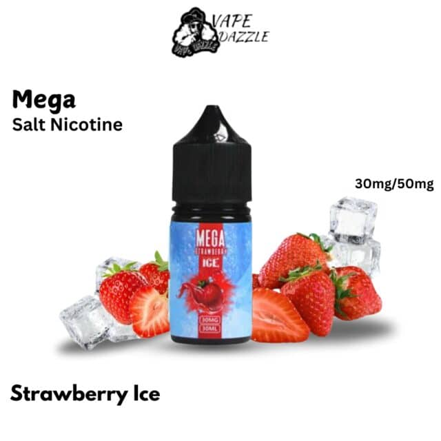 MEGA saltnic Strawberry Ice 30mg and 50mg