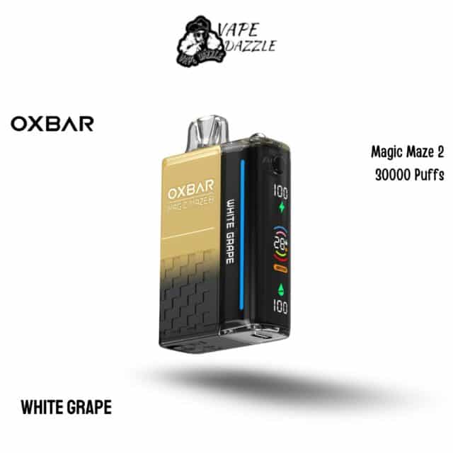 Oxbar Magic Maze 2 White Grape flavor 30000 puffs