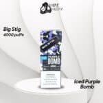 Vgod Big Stig Iced Purple Bomb 4000 puffs