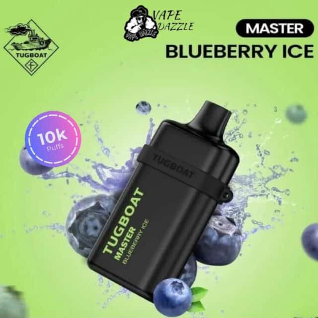 Tugboat Master Blueberry Ice 10000 Puffs