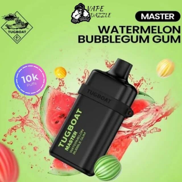 Tugboat Master Watermelon Bubblrgum 10000 Puffs