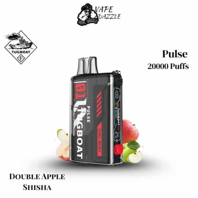 Tugboat Pulse Double Apple Shisha 20000 Puffs