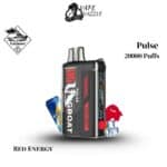 Tugboat Pulse Red Energy 20000 Puffs