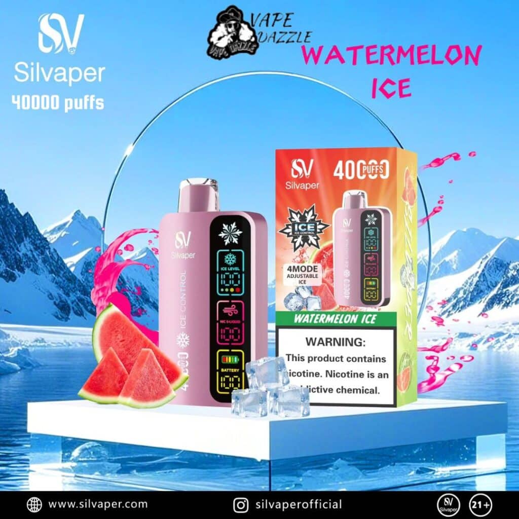 Silvaper Ice Watermelon Ice 40000 Puffs
