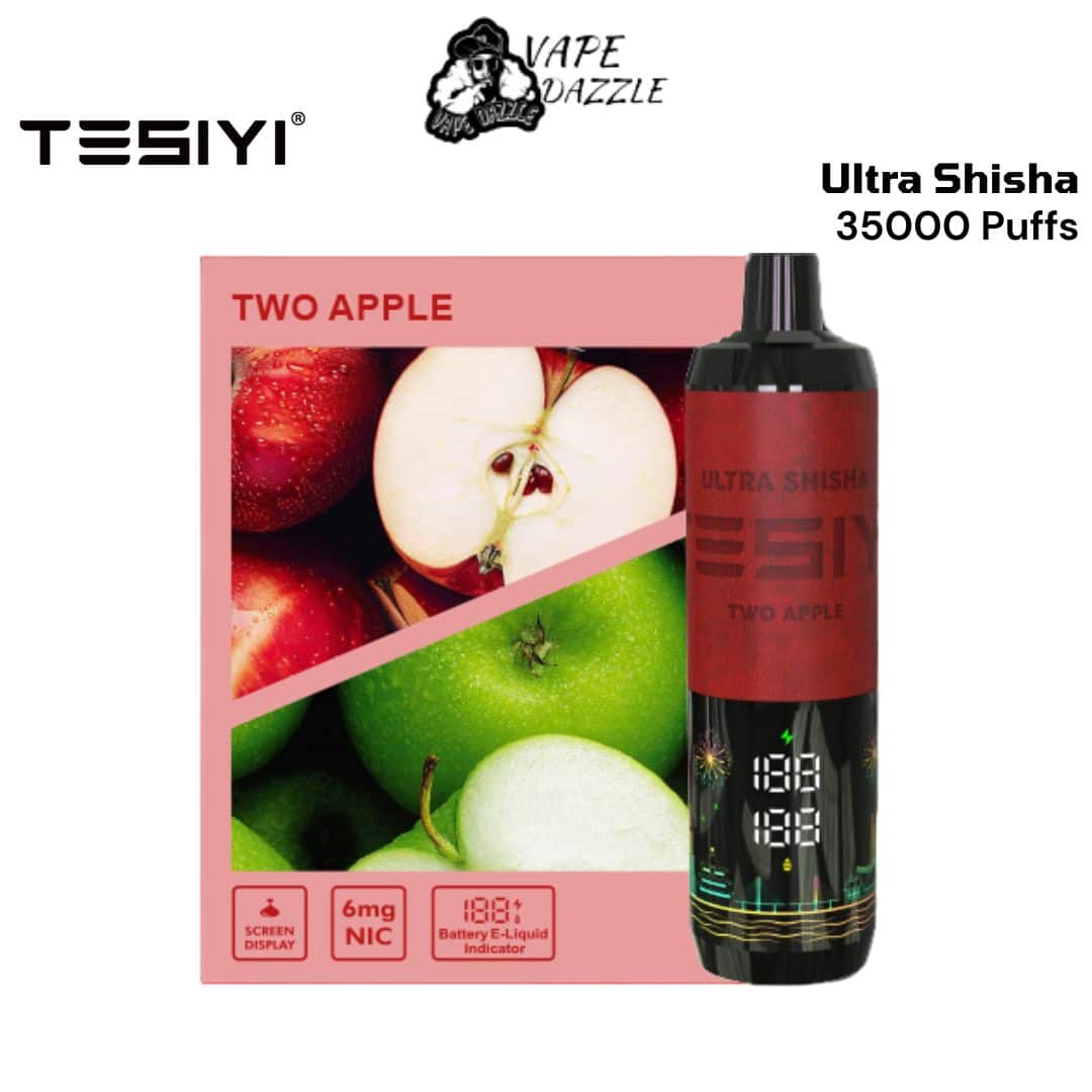 Tesiyi Ultra Shisha Two Apple 35000 Puffs