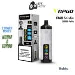 Vapgo Bar Chill Shisha Hubba 30000 Puffs