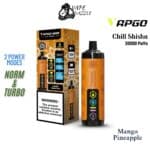 Vapgo Bar Chill Shisha Mango Pineapple 30000 Puffs