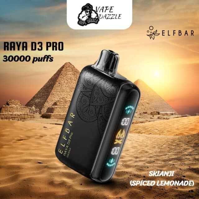 ELFBAR RAYA D3 PRO SKIANJI (SPICED LEMONADE) 30000 Puffs