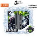 HQD Glaze Plus Black Ice 12000 Puffs