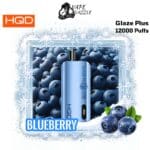 HQD Glaze Plus Blueberry 12000 Puffs