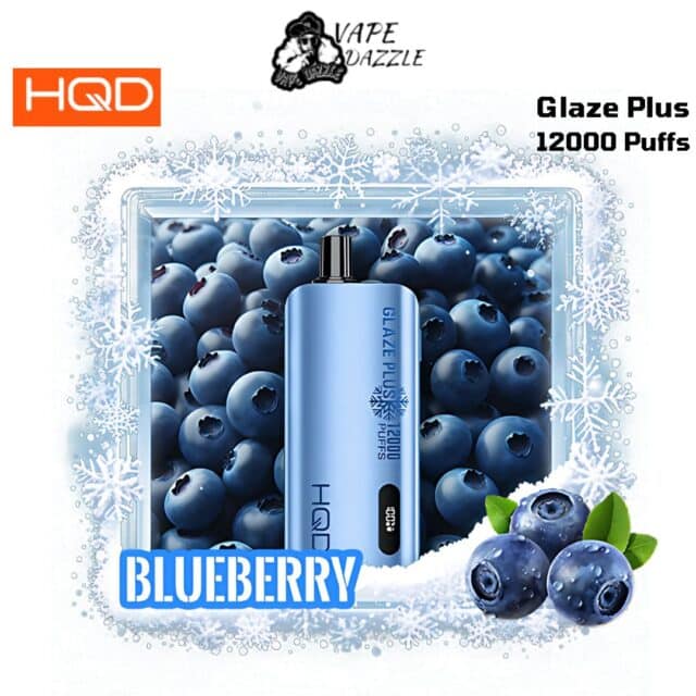HQD Glaze Plus Blueberry 12000 Puffs