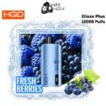 HQD Glaze Plus Fresh Berries 12000 Puffs