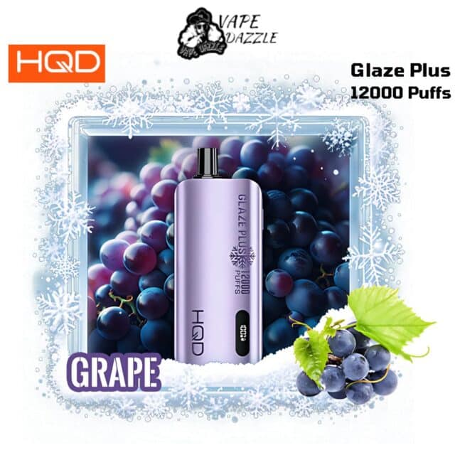 HQD Glaze Plus Grape 12000 Puffs