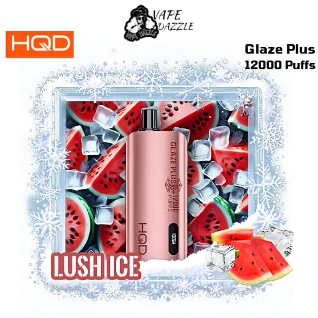 HQD Glaze Plus Lush Ice 12000 Puffs