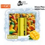 HQD Glaze Plus Mango 12000 Puffs