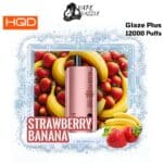 HQD Glaze Plus Strawberry Banana 12000 Puffs