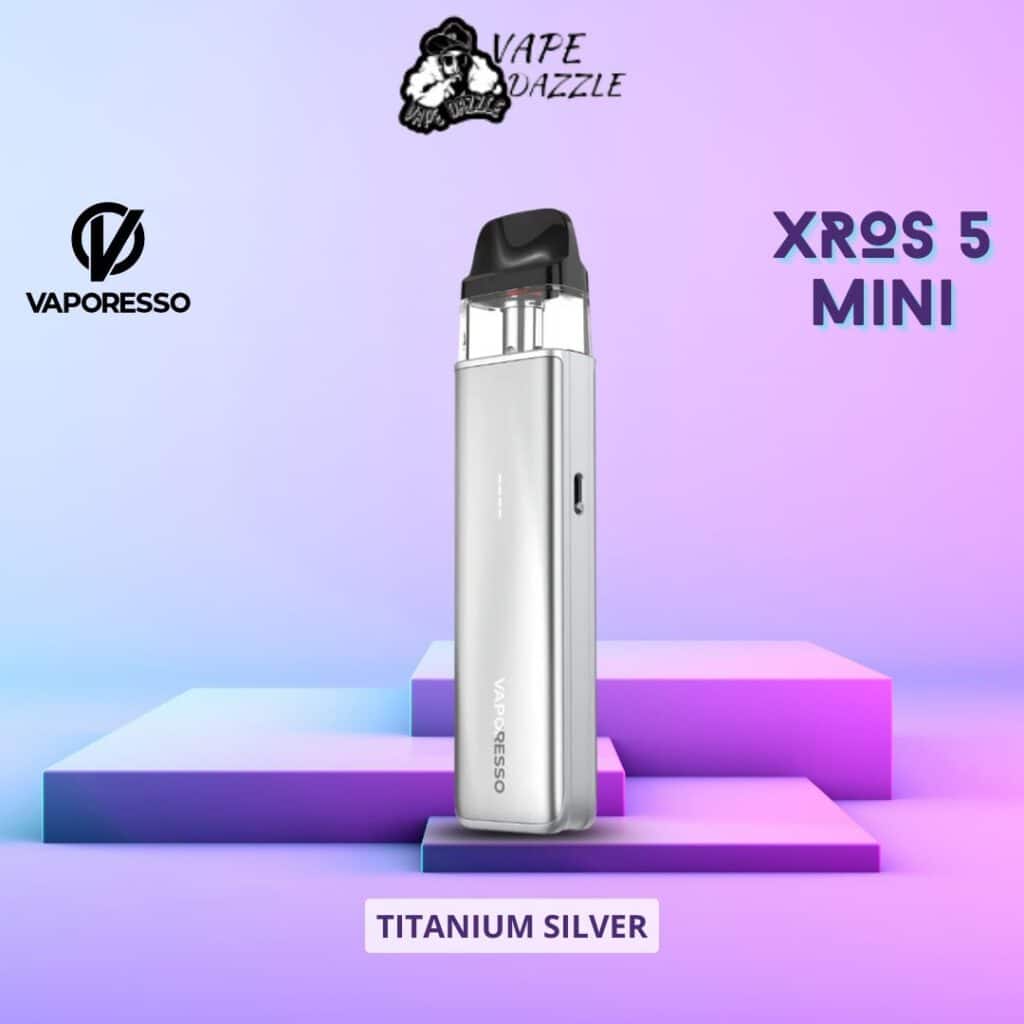 Vaporesso Xros 5 Mini Titanium Silver