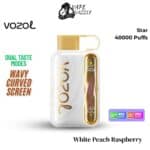 Vozol Star White Peach Raspberry 40000 Puffs