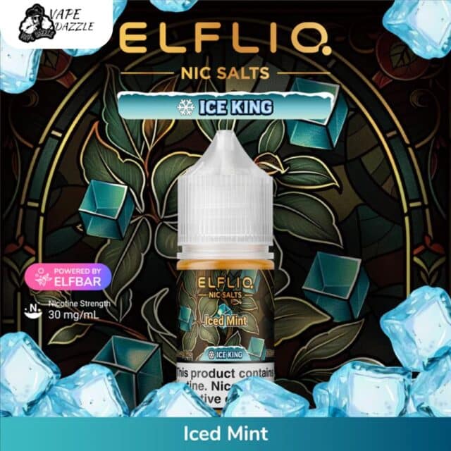 ELFLIQ NIC SALTS Iced Mint 30ML