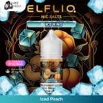 ELFLIQ NIC SALTS Iced Peach 30ML