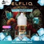 ELFLIQ NIC SALTS Iced Strawberry Yakult 30ML