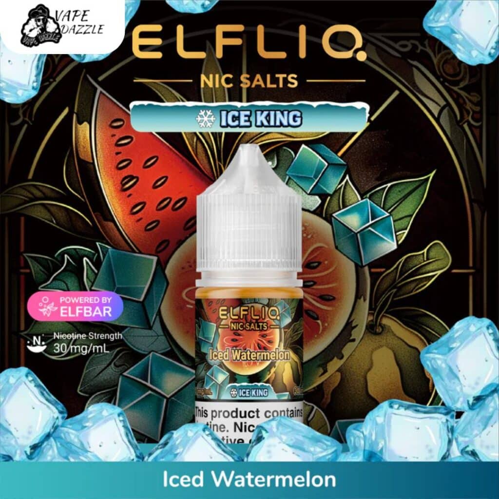 ELFLIQ NIC SALTS Iced Watermelon 30ML