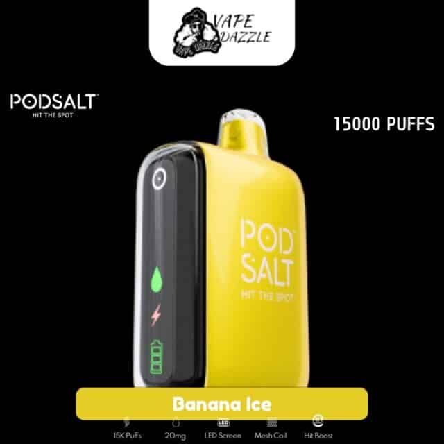 Pod Salt Banana Ice 15000 Puffs
