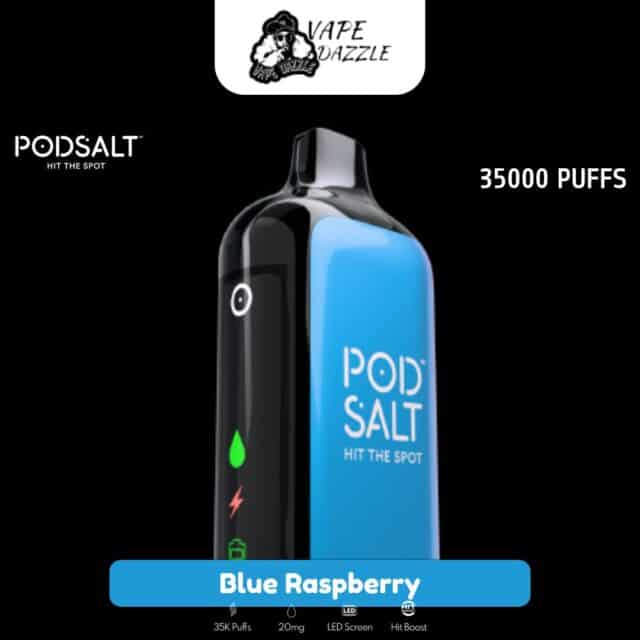 Pod Salt Blue Raspberry 35000 Puffs