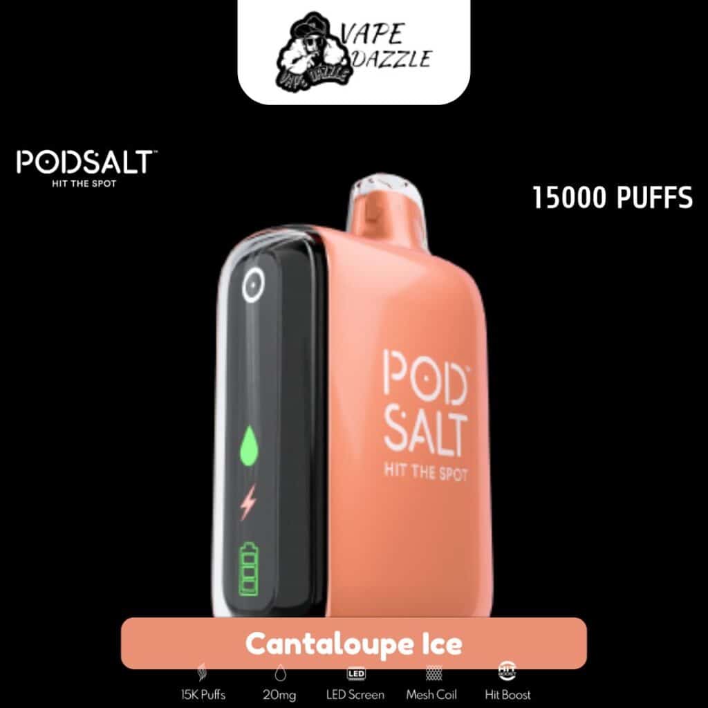 Pod Salt Cantaloupe Ice 15000 Puffs
