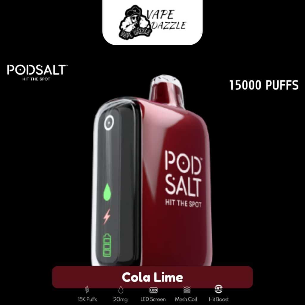 Pod Salt Cola Lime 15000 Puffs