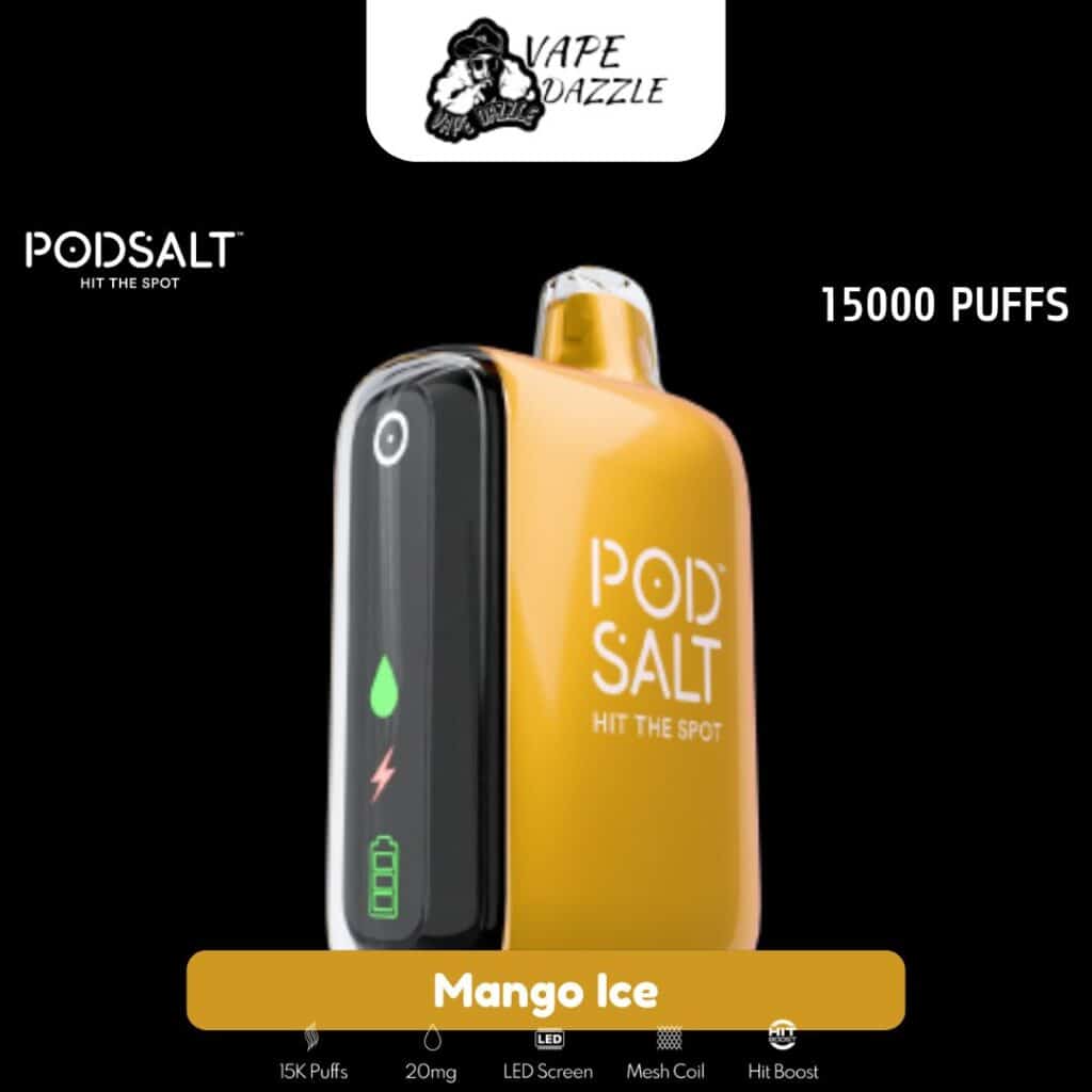 Pod Salt Mango Ice 15000 Puffs