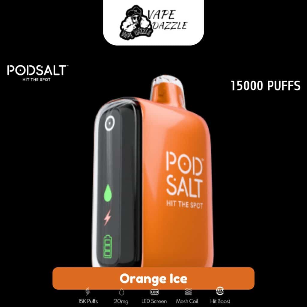 Pod Salt Orange Ice 15000 Puffs