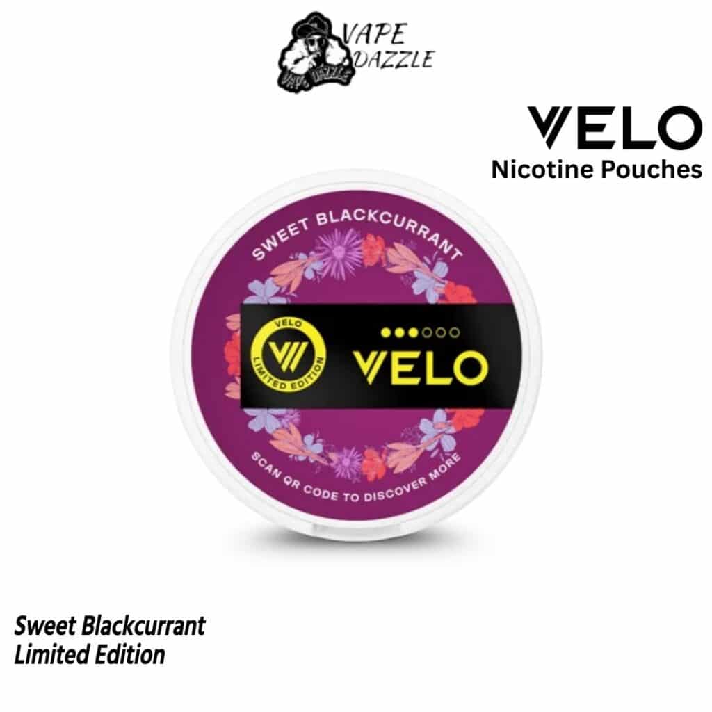 VELO Sweet Blackcurrant Limited Edition Nicotine Pouches