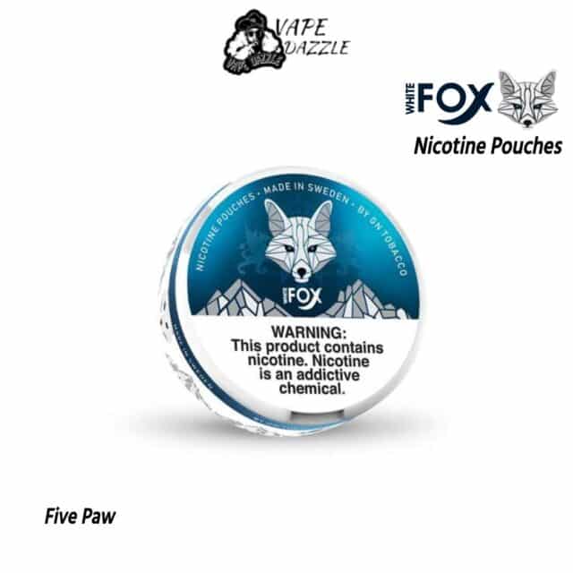 White Fox Five Paw Nicotine Pouches