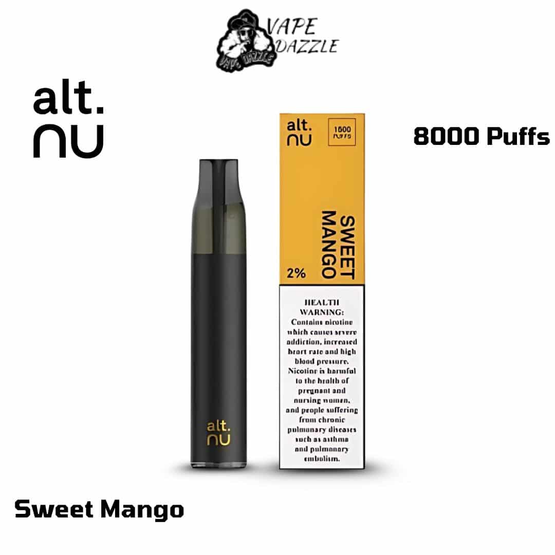 Alt nu Sweet Mango 8000 Puffs Disposable Vape