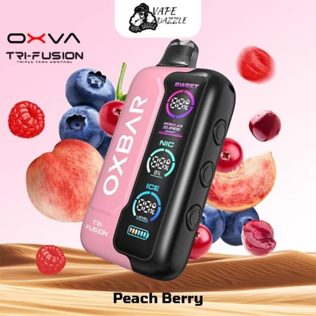 OXBAR Tri-Fusion Peach Berry 45000 Puffs