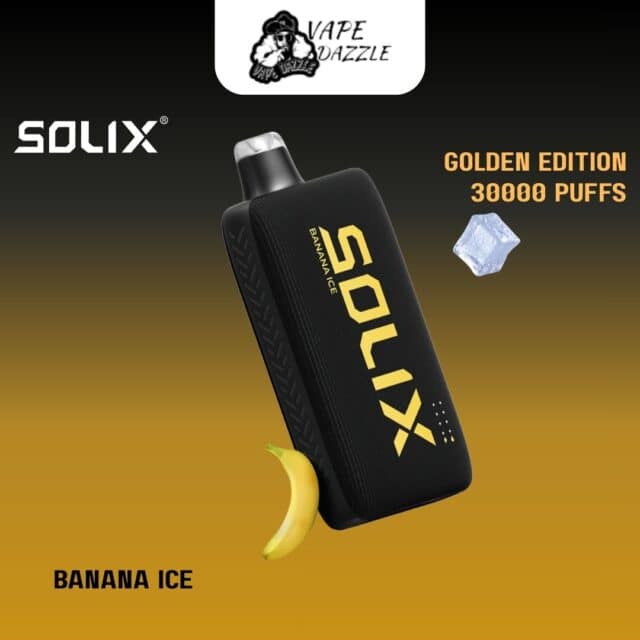 Solix Golden Edition Banana Ice 30000 Puffs