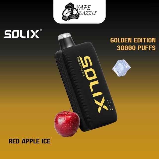 Solix Golden Edition Red Apple Ice 30000 Puffs