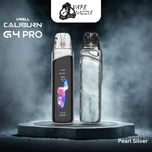 Uwell Caliburn G4 Pro Pearl Silver Pod Kit