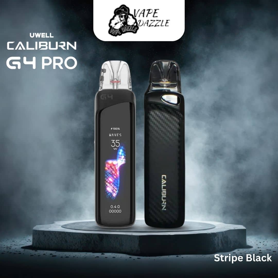 Uwell Caliburn G4 Pro Stripe Black Pod Kit