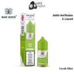 Bar Juice 5000 Refillable Fresh Mint E Liquid