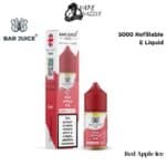 Bar Juice 5000 Refillable Red Apple Ice E Liquid