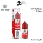 Bar Juice 5000 Refillable Strawberry Ice E Liquid