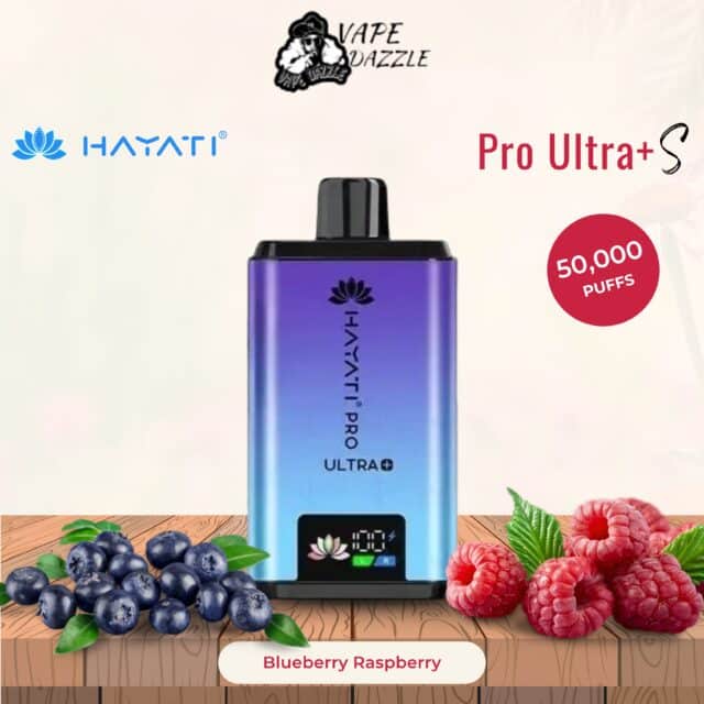 Hayati Pro Ultra+ S Blueberry Raspberry 50000 Puffs