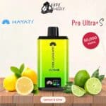 Hayati Pro Ultra+ S Lemon & Lime 50000 Puffs