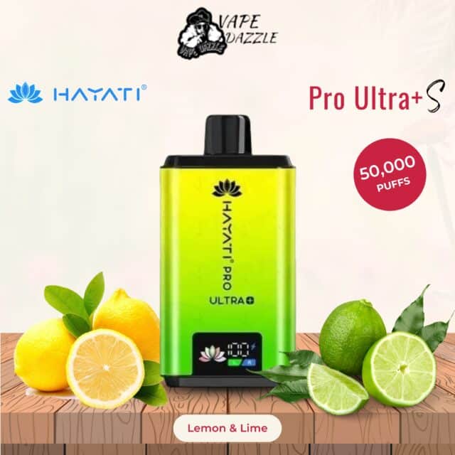 Hayati Pro Ultra+ S Lemon & Lime 50000 Puffs